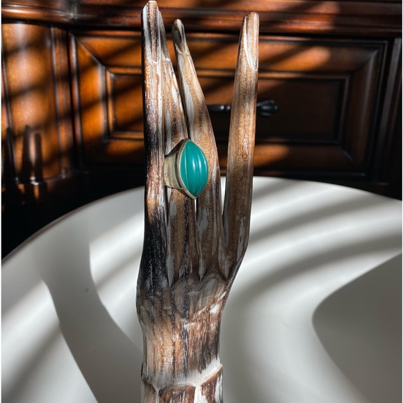 Fossil Women Ring With Faux Stone Sz 8 - Picture 6 of 7